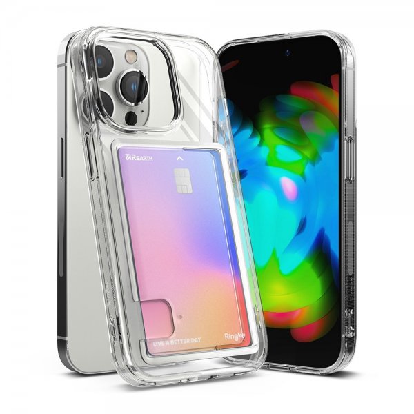 Ringke iPhone 14 Pro Kuori Fusion Card Clear