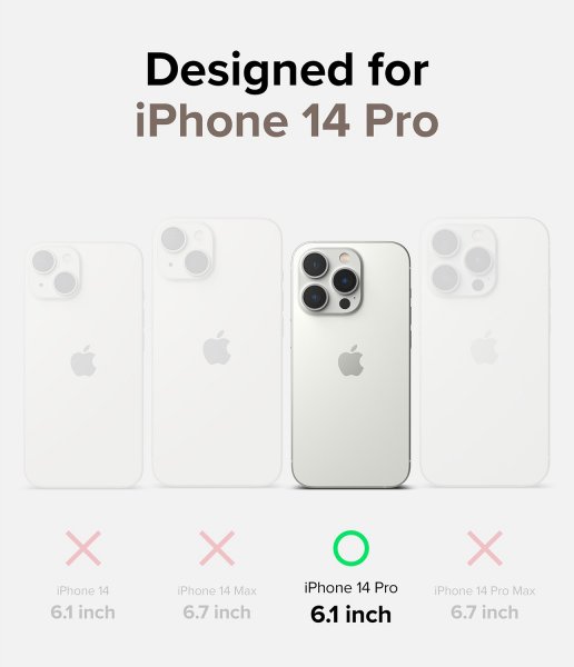 Ringke iPhone 14 Pro Kuori Fusion Card Clear