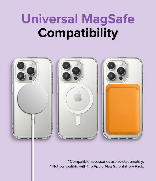 Ringke iPhone 14 Pro -suojakuori Fusion Magnetic Matte Clear