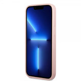 Guess iPhone 14 Pro Kuori Glitter Flakes Metallilogo Ruusukulta