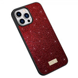 Sulada iPhone 14 Pro Kuori Glitter Punainen