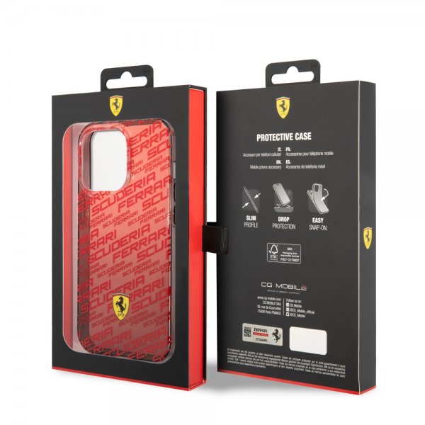 Ferrari iPhone 14 Pro Kuoret Gradient Scuderia Punainen