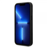 BMW iPhone 14 Pro Kuoret Hexagonal Pattern Musta