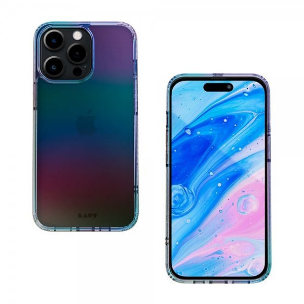 LAUT iPhone 14 Pro -suojakuori Holo Midnight