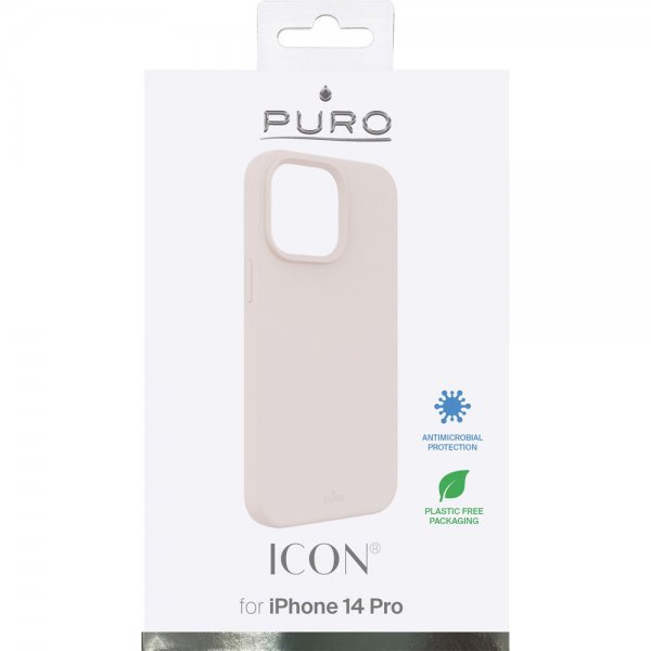 Puro iPhone 14 Pro -kuoret Icon, vaaleanpunainen