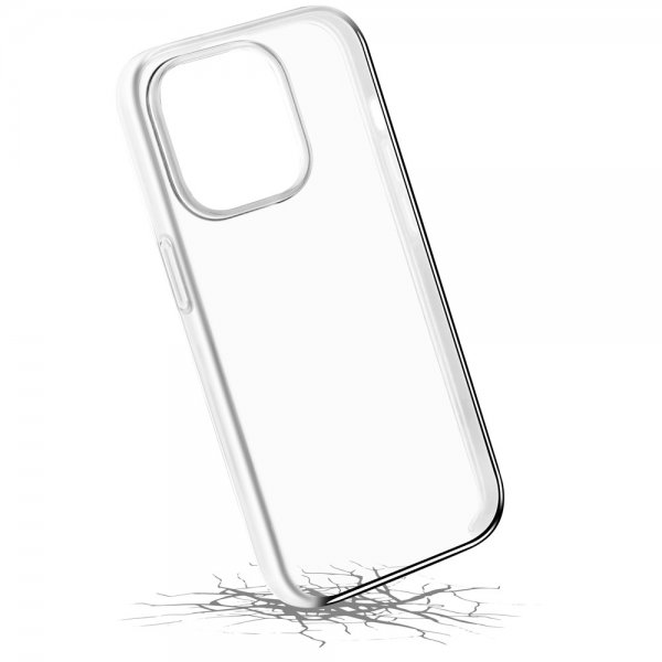 Puro iPhone 14 Pro Impact Clear -suojakuori, läpinäkyvä