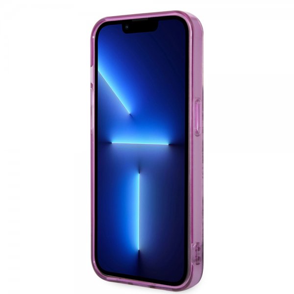 Guess iPhone 14 Pro Kuori Jungle Pink