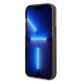 Karl Lagerfeld iPhone 14 Pro -kuori Liquid Glitter Translucent, musta