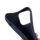 X-Level iPhone 14 Pro Kuori Liquid Silicone Tumman sininen