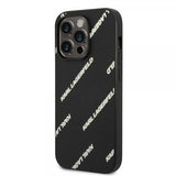 Karl Lagerfeld iPhone 14 Pro Kuori Logomania Musta