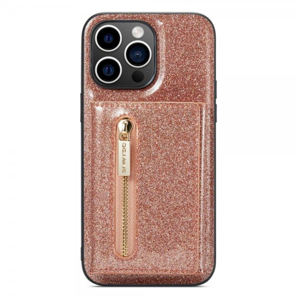 Dg.Ming iPhone 14 Pro Kuori M3-sarja Irrotettava Korttikotelo Kulta