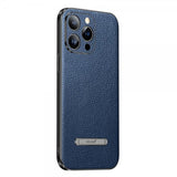 Sulada iPhone 14 Pro -kuori jalustalla, sininen