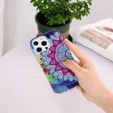 iPhone 14 Pro Kuoret Kuvio Sininen Mandala
