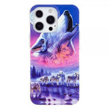 iPhone 14 Pro Kuoret Huutava Susi -kuvio