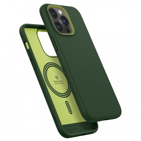 Caseology iPhone 14 Pro -suojakuori Nano Pop Mag Avo Green