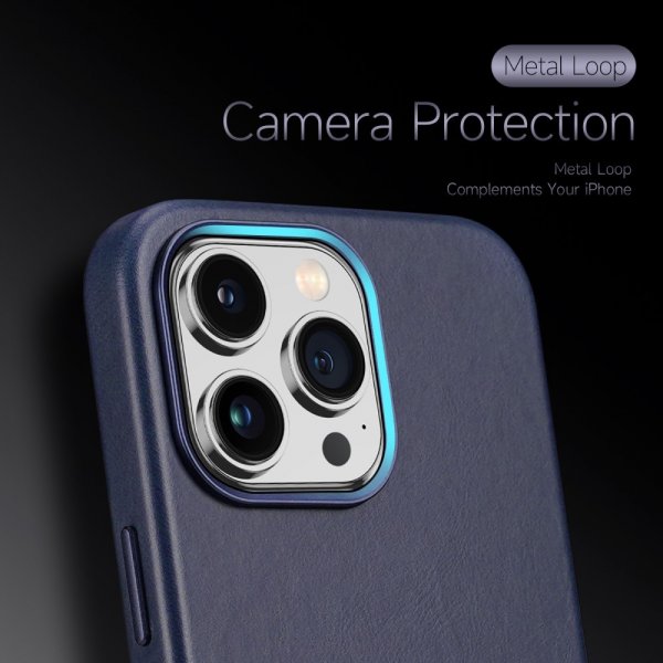 Dux Ducis iPhone 14 Pro Kuori Naples Series MagSafe Sininen