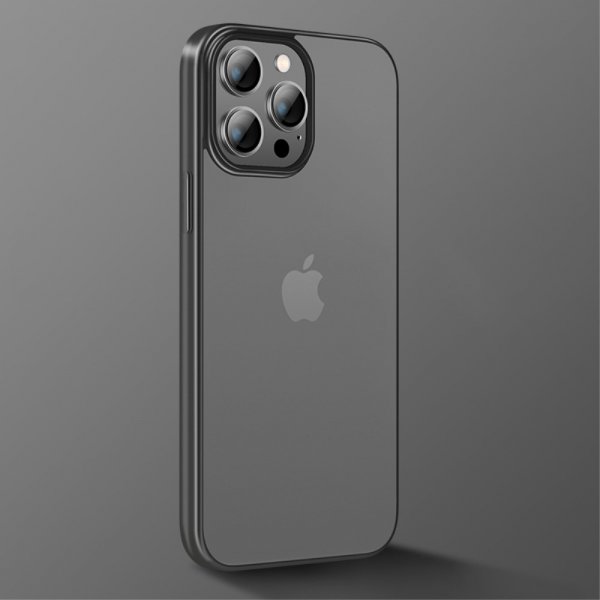 X-Level iPhone 14 Pro Kuori Nature Color Series Musta