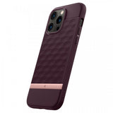 Caseology iPhone 14 Pro -suojakuori Parallax Mag Burgundy Bean