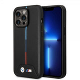 BMW iPhone 14 Pro Kuoret Tikattu Musta