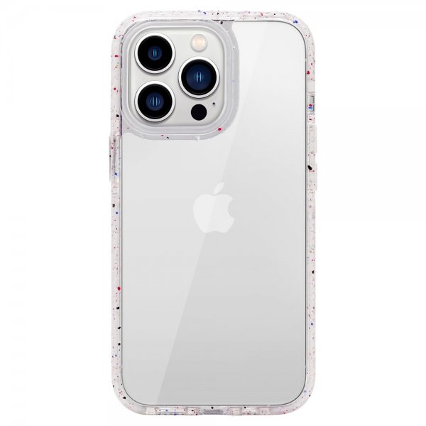 Puro iPhone 14 Pro -suojakuori RE-COVER, valkoinen/läpinäkyvä