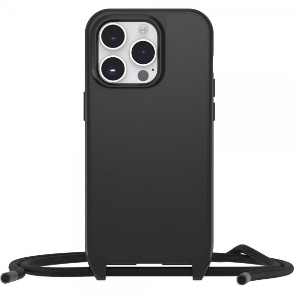 Otterbox iPhone 14 Pro Kuori React Necklace MagSafe Musta