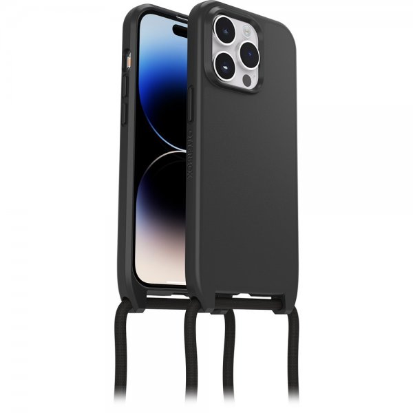 Otterbox iPhone 14 Pro Kuori React Necklace MagSafe Musta