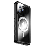 4smarts iPhone 14 Pro Kuori Rugged Kotelo Stark MagSafe Musta