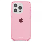 holdit iPhone 14 Pro -suojakuori Seethru Bright Pink