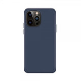 Xqisit iPhone 14 Pro silikonisuojakuori, tummansininen