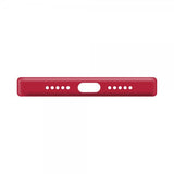 Xqisit iPhone 14 Pro Silicone Case -suojakuori, punainen