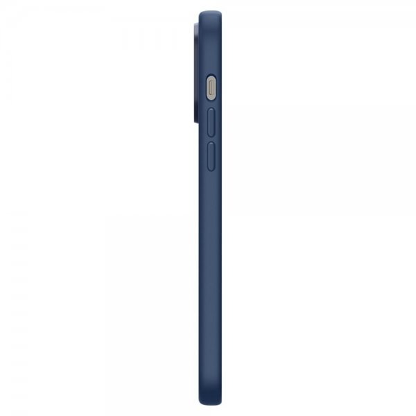 Spigen iPhone 14 Pro -kuori, Silicone Fit MagFit, laivastonsininen
