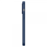 Spigen iPhone 14 Pro -kuori, Silicone Fit MagFit, laivastonsininen