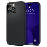 Spigen iPhone 14 Pro Suojakuori Silicone Fit MagFit Musta