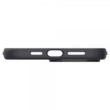 Spigen iPhone 14 Pro Suojakuori Silicone Fit MagFit Musta