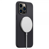 Spigen iPhone 14 Pro Suojakuori Silicone Fit MagFit Musta