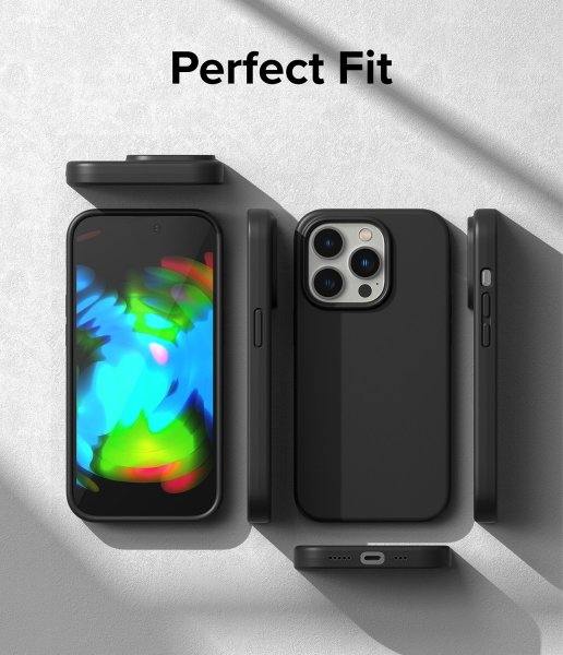 Ringke iPhone 14 Pro -silikonikuori, musta