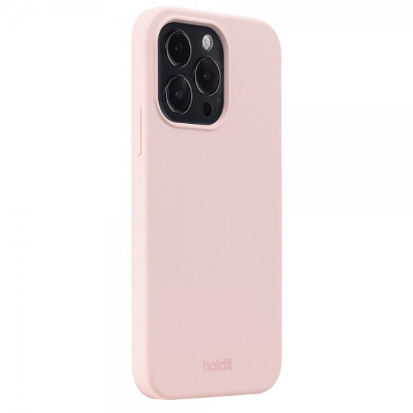 holdit iPhone 14 Pro -silikonikuori, Blush Pink