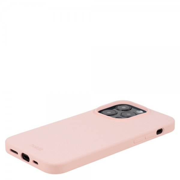 holdit iPhone 14 Pro -silikonikuori, Blush Pink
