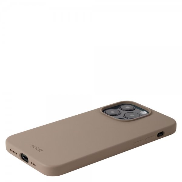 holdit iPhone 14 Pro -silikonikuori, Mocha Brown