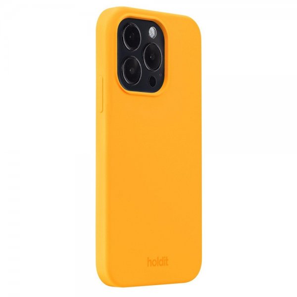 holdit iPhone 14 Pro -silikonikuori, Orange Juice