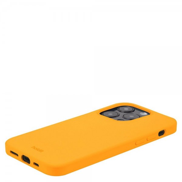 holdit iPhone 14 Pro -silikonikuori, Orange Juice