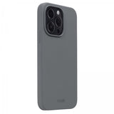 holdit iPhone 14 Pro Kuori Silikoni Space Gray