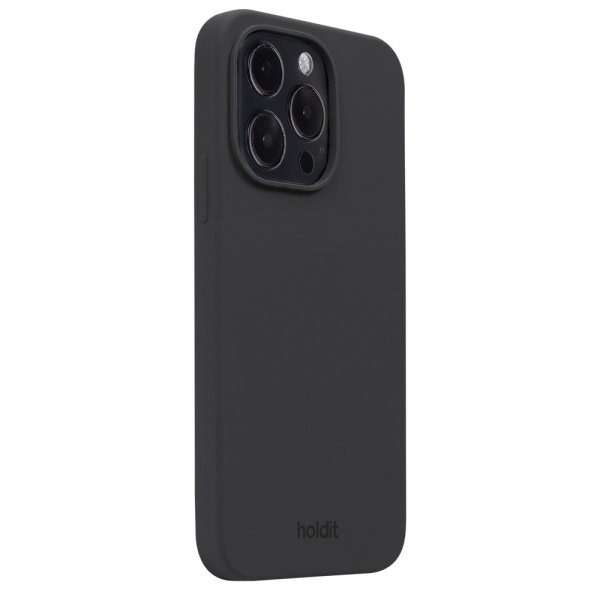 holdit iPhone 14 Pro Silikonikuori Musta