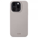 holdit iPhone 14 Pro -silikonikuori, taupe