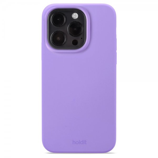 Holdit iPhone 14 Pro Silikonikuori Violetti