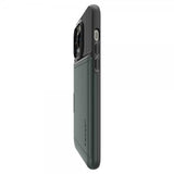 Spigen iPhone 14 Pro -suojakuori Slim Armor CS Abyss Green