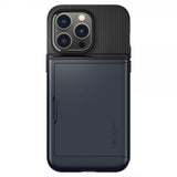 Spigen iPhone 14 Pro -suojakuori Slim Armor CS Metal Slate