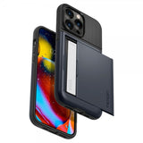 Spigen iPhone 14 Pro -suojakuori Slim Armor CS Metal Slate