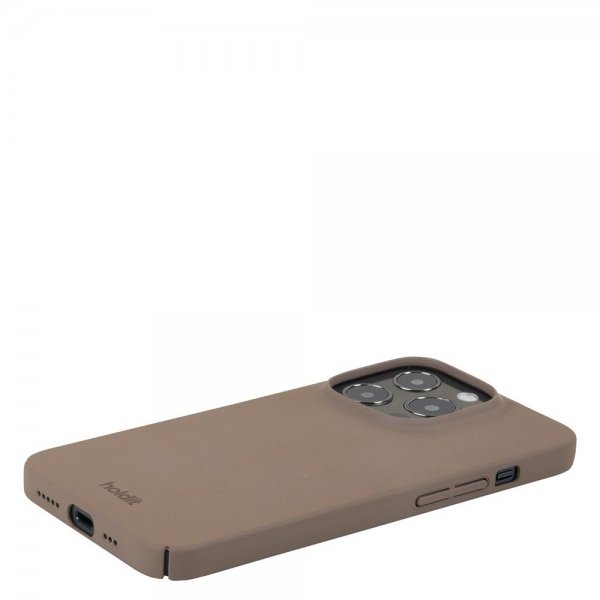 holdit iPhone 14 Pro Kuori Slim Case Mocha Brown