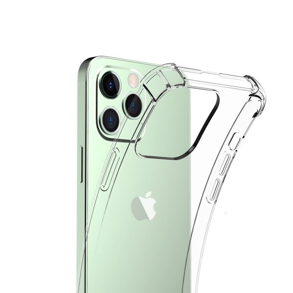 iPhone 14 Pro -iskunkestävä läpinäkyvä suojakuori